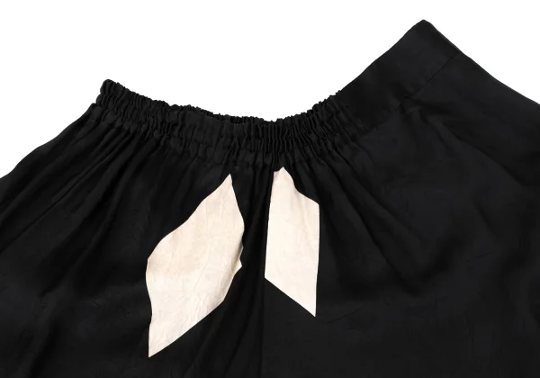 Y's Diamond Discharge Printing Cupra Dropped Crotch Pants K-164877_004