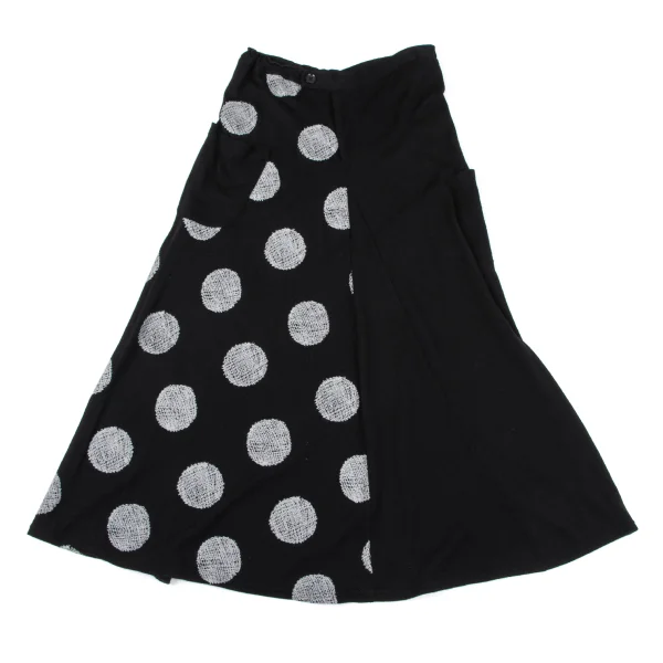 Y's Dot Embroidery Wool Knit Skirt K-164878_002