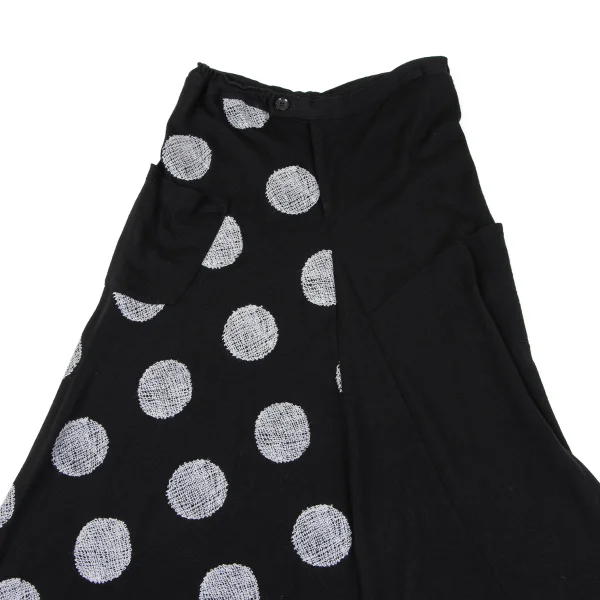 Y's Dot Embroidery Wool Knit Skirt K-164878_003