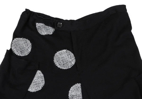 Y's Dot Embroidery Wool Knit Skirt K-164878_004