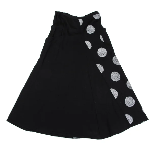 Y's Dot Embroidery Wool Knit Skirt K-164878_012