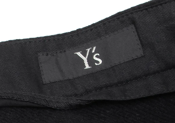 Y's Hem Belted Wool Flannel Pants K-164880_017