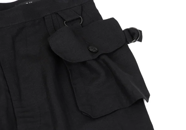 Y's Linen Rayon Pocket Design Dropped Crotch Pants K-164881_004