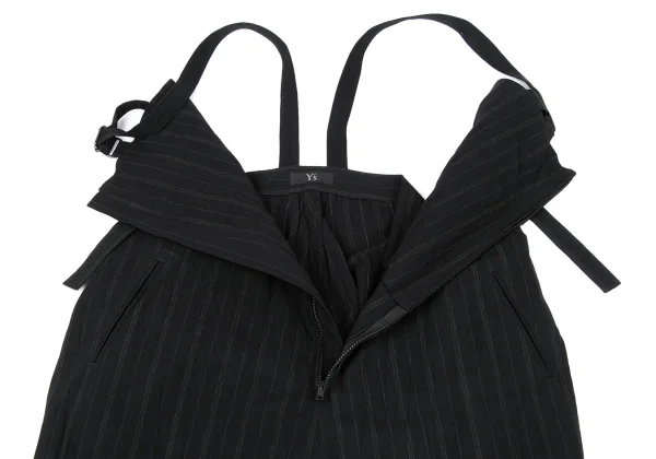 Y's Cotton Stripe Overalls K-164882_007