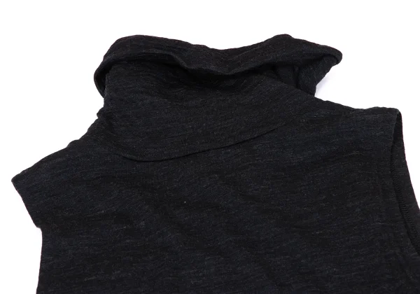 Y's Knit Switching Crape de Chine Sleeveless Dress K-164883_004