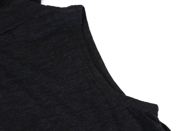 Y's Knit Switching Crape de Chine Sleeveless Dress K-164883_005