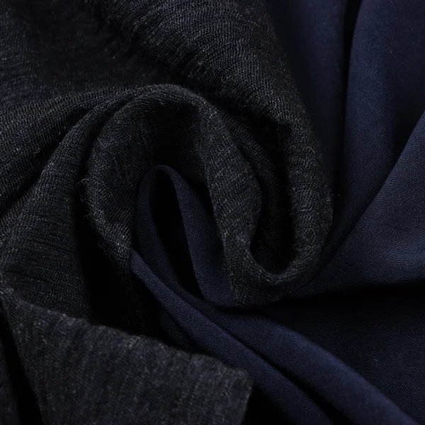 Y's Knit Switching Crape de Chine Sleeveless Dress K-164883_012