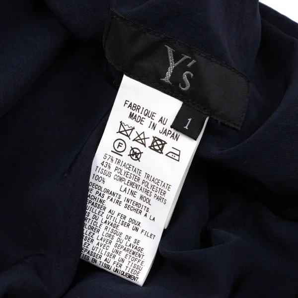 Y's Knit Switching Crape de Chine Sleeveless Dress K-164883_013