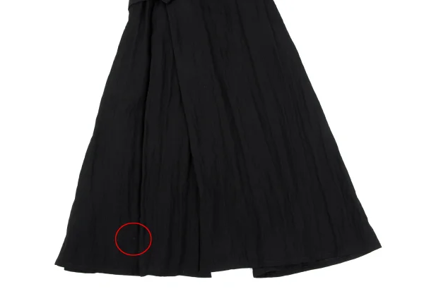 Y's Rayon Cotton Washer Sleeveless Wrap Dress K-164885_007