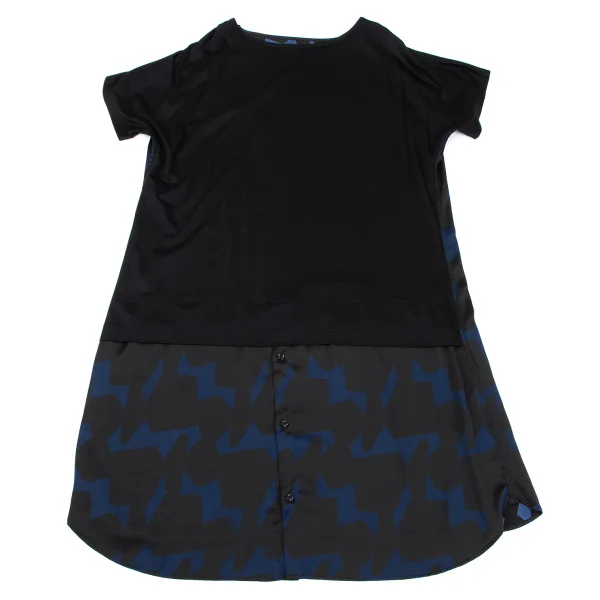 Y's Graphic Printed Switching Dress K-164888_002