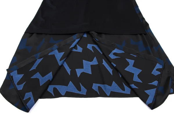 Y's Graphic Printed Switching Dress K-164888_008