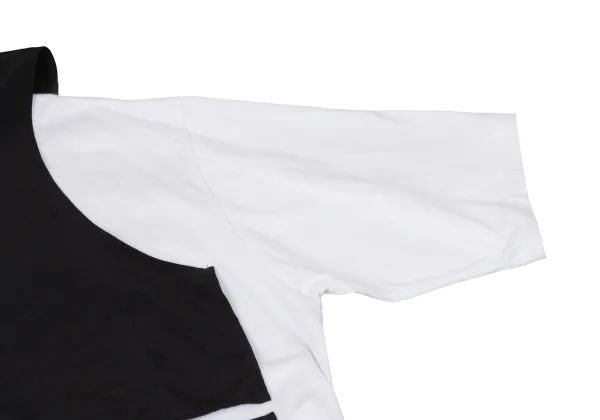 Y's Crepe de Chine Switching T-shirt Dress K-164890_006