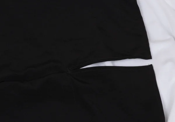 Y's Crepe de Chine Switching T-shirt Dress K-164890_007