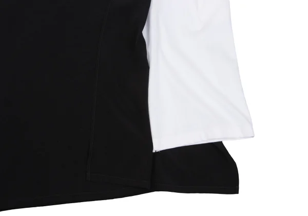 Y's Crepe de Chine Switching T-shirt Dress K-164890_009