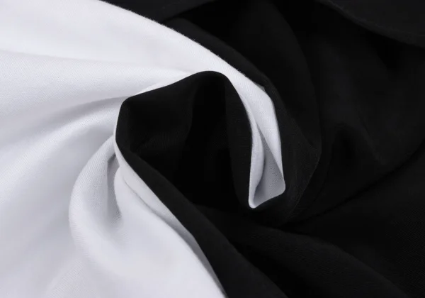 Y's Crepe de Chine Switching T-shirt Dress K-164890_014