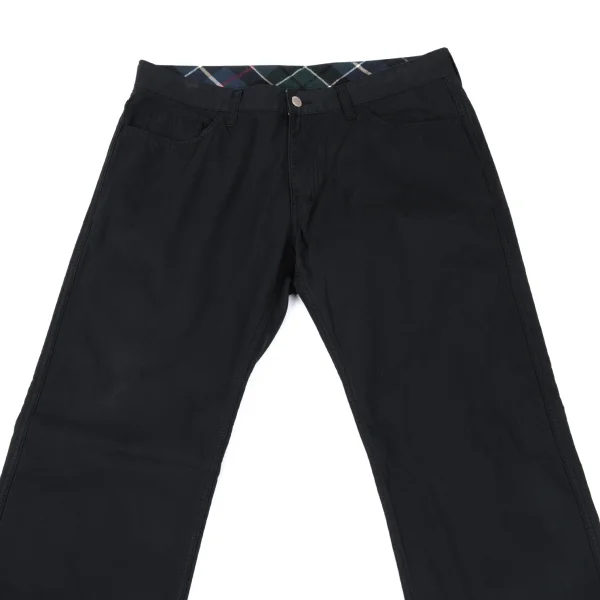 COMME des GARCONS HOMME Lining Check Washed Cotton Pants K-164894_002