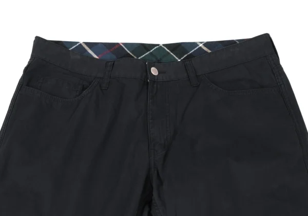 COMME des GARCONS HOMME Lining Check Washed Cotton Pants K-164894_003