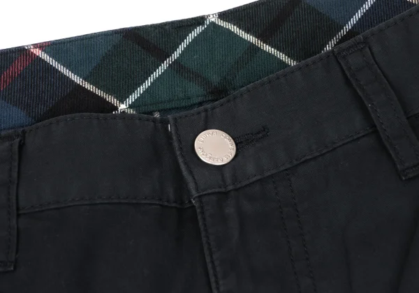 COMME des GARCONS HOMME Lining Check Washed Cotton Pants K-164894_005