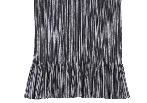 PLEATS PLEASE Hem Frill Pleated High Neck T Shirt K-164899_006