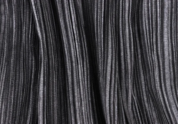 PLEATS PLEASE Hem Frill Pleated High Neck T Shirt K-164899_010