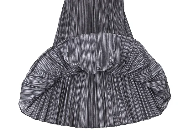 プリーツプリーズPLEATS PLEASE ヘムフリルプリーツスカート グレー1 K-164900_008