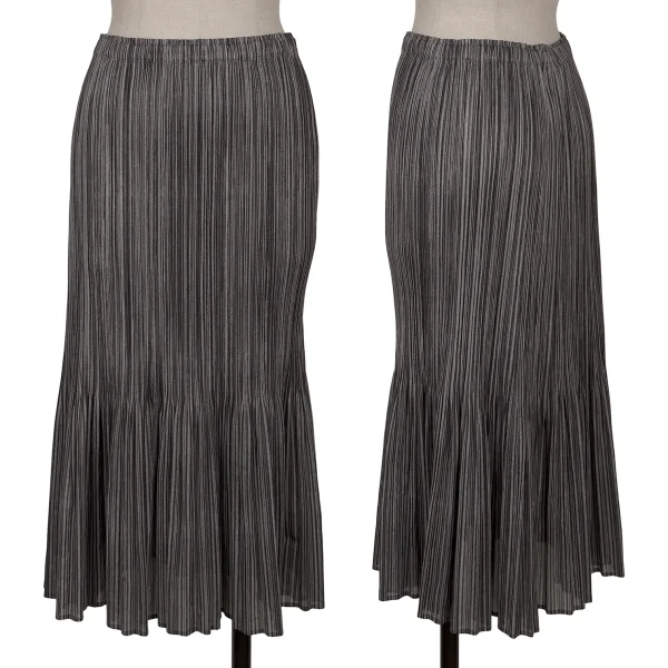 PLEATS PLEASE Hem Frill Pleated T Shirt & Skirt K-164901_011