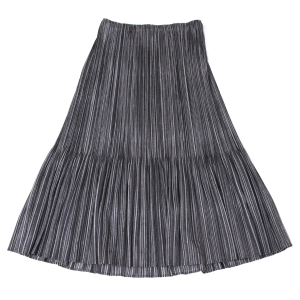 PLEATS PLEASE Hem Frill Pleated T Shirt & Skirt K-164901_012