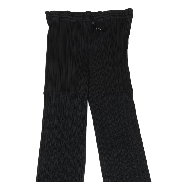 PLEATS PLEASE Mesh Pleats Switching Drawstring Pants K-164904_002
