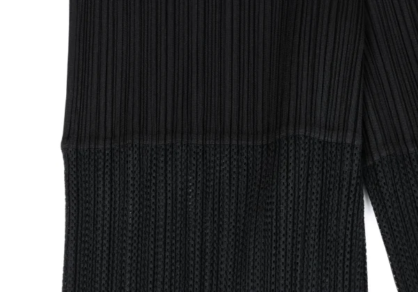 PLEATS PLEASE Mesh Pleats Switching Drawstring Pants K-164904_007