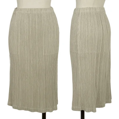 PLEATS PLEASE Cotton Poly Pleats Skirt