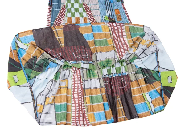 PLEATS PLEASE Graphic Printed Flare Skirt K-164909_007