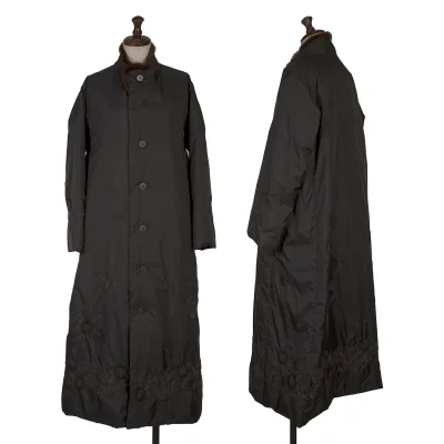 ISSEY MIYAKE HaaT Mink Fur Neck Embroidery Design Down Coat