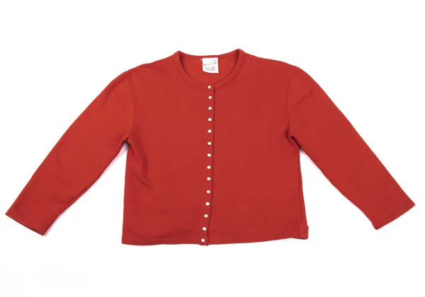 agnes b. Cotton Snap Button Sweat Cardigan K-164912_002