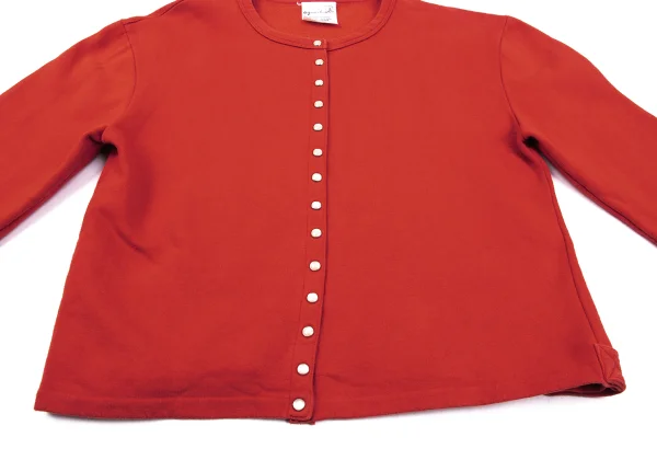 agnes b. Cotton Snap Button Sweat Cardigan K-164912_011