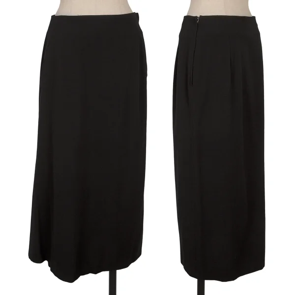 Y's Wool Flare Skirt Black S-M K-164913_001