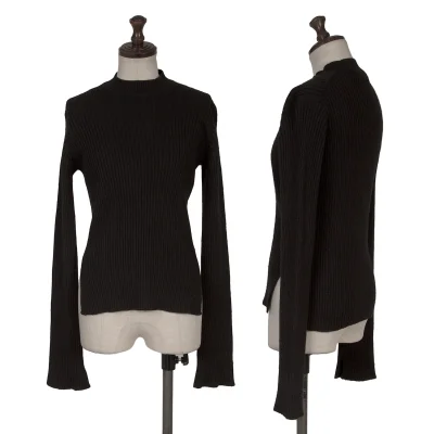 tricot COMME des GARCONS Wool High Neck Rib Knit