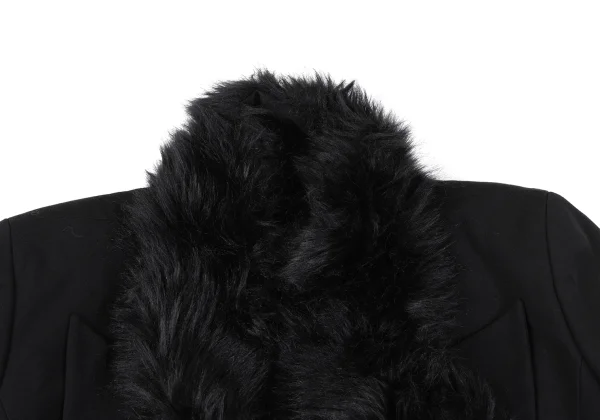 COMME des GARCONS Acrylic Fur Docking Spencer Jacket K-164919_004