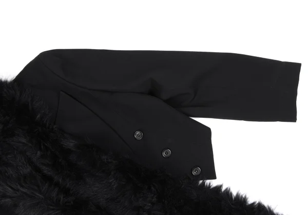 COMME des GARCONS Acrylic Fur Docking Spencer Jacket K-164919_007