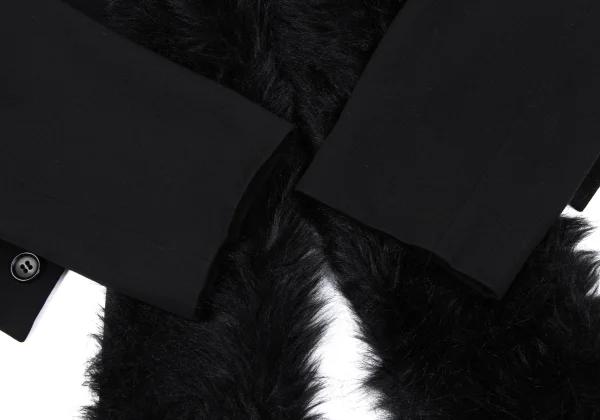 COMME des GARCONS Acrylic Fur Docking Spencer Jacket K-164919_008