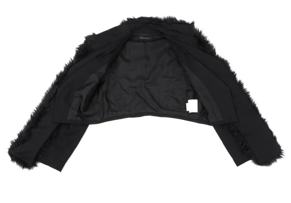 COMME des GARCONS Acrylic Fur Docking Spencer Jacket K-164919_013