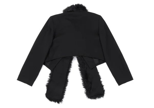 COMME des GARCONS Acrylic Fur Docking Spencer Jacket K-164919_014