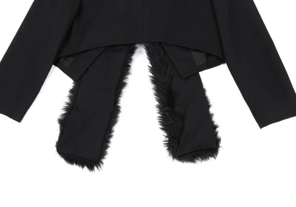 COMME des GARCONS Acrylic Fur Docking Spencer Jacket K-164919_015
