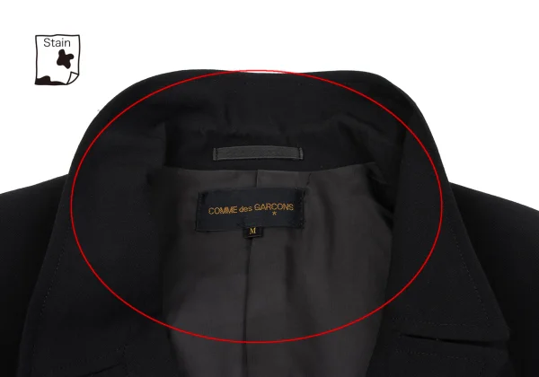 COMME des GARCONS Asymmetrical Wool Jacket K-164921_005