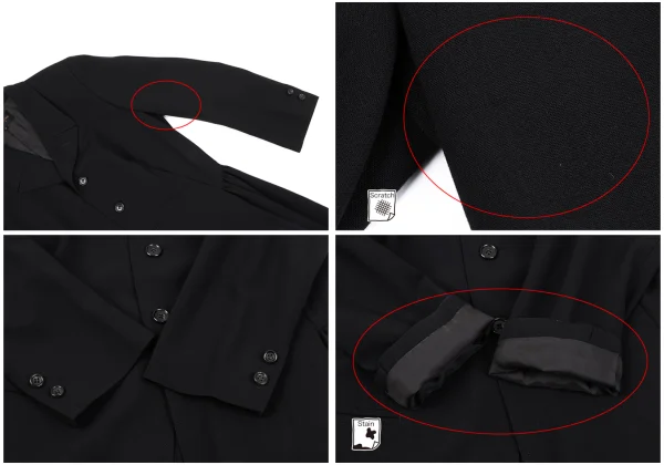 COMME des GARCONS Asymmetrical Wool Jacket K-164921_007