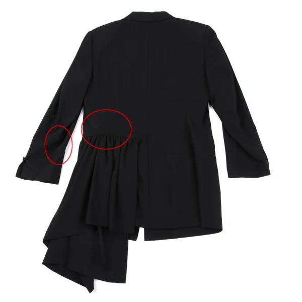 COMME des GARCONS Asymmetrical Wool Jacket K-164921_014