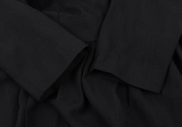 COMME des GARCONS Wool Lapel Design Herringbone Belted Coat K-164922_005