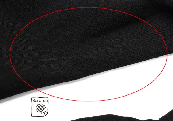 COMME des GARCONS Wool Lapel Design Herringbone Belted Coat K-164922_014