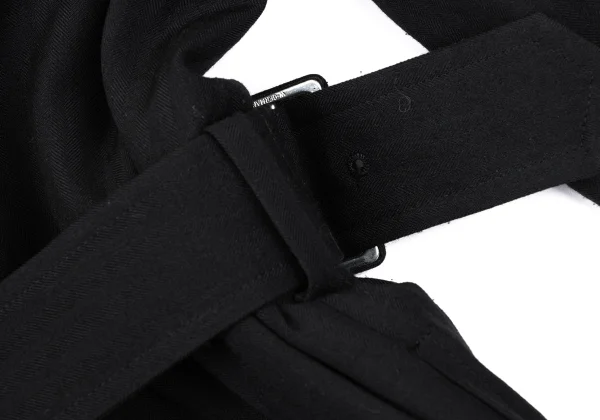 COMME des GARCONS Wool Lapel Design Herringbone Belted Coat K-164922_016