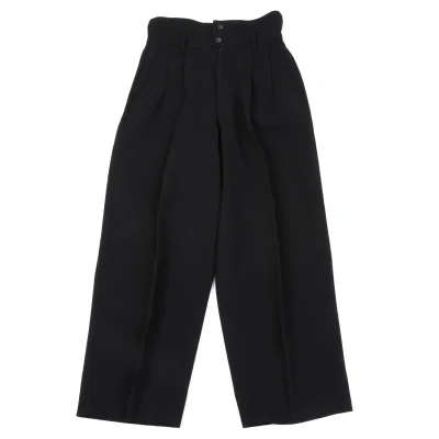 COMME des GARCONS Wool High Waist Two Tuck Pants