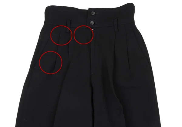 COMME des GARCONS Wool High Waist Two Tuck Pants K-164923_002